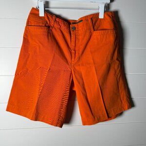 LRL Lauren Jeans Co. Orange Shorts Size 10